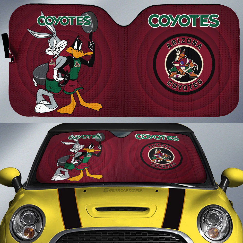 Arizona Coyotes Car Sunshade Custom Car Accessories - Gearcarcover - 1