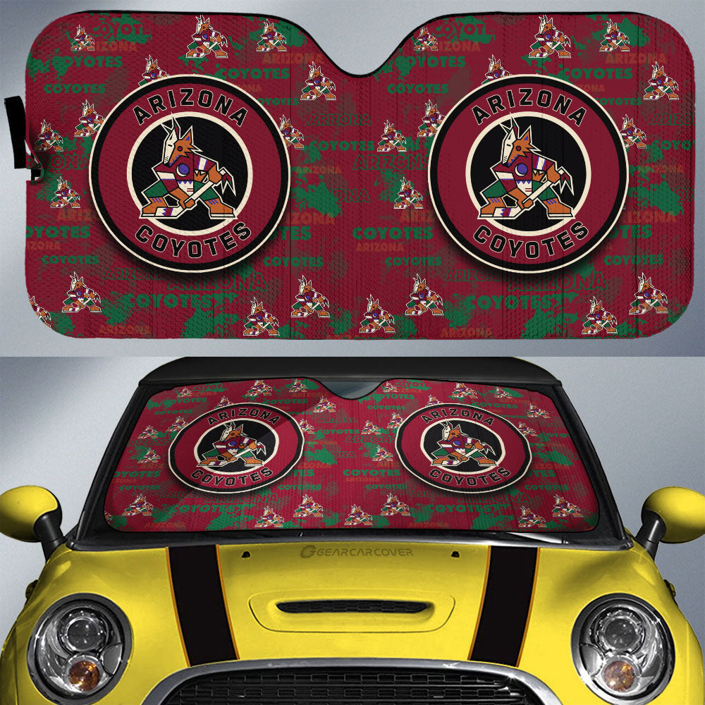Arizona Coyotes Car Sunshade Custom Car Accessories - Gearcarcover - 1