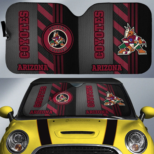 Arizona Coyotes Car Sunshade Custom Car Accessories - Gearcarcover - 1
