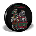 Arizona Coyotes Spare Tire Covers Horror Characters Car Accessories - Gearcarcover - 3