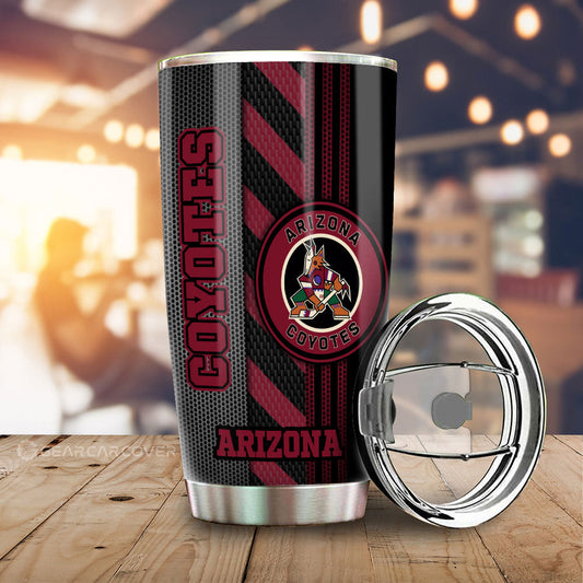 Arizona Coyotes Tumbler Cup Custom Car Accessories - Gearcarcover - 2