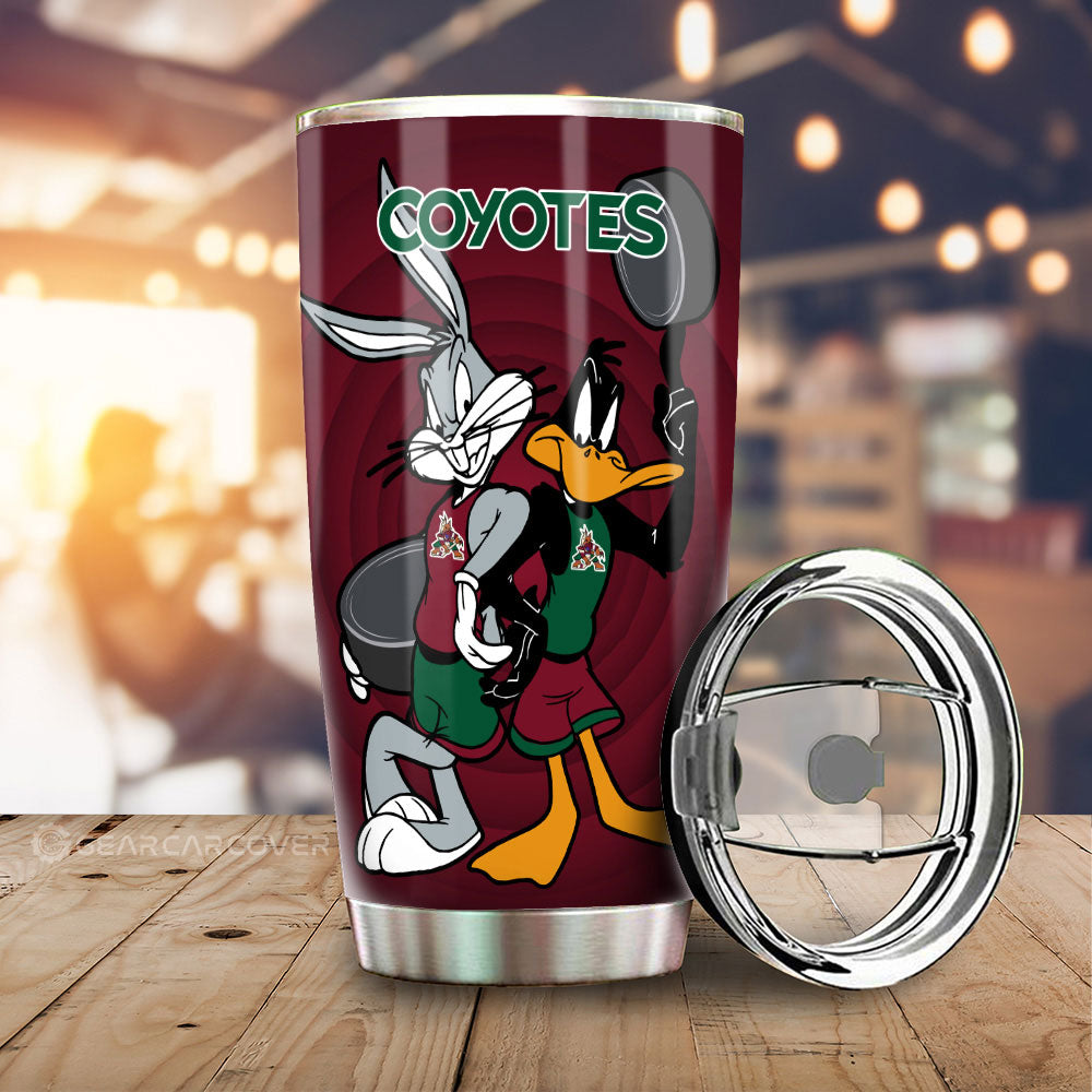 Arizona Coyotes Tumbler Cup Custom Car Accessories - Gearcarcover - 2