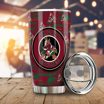Arizona Coyotes Tumbler Cup Custom Car Accessories - Gearcarcover - 1