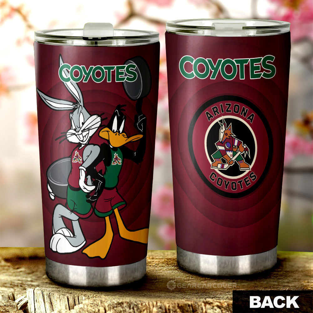 Arizona Coyotes Tumbler Cup Custom Car Accessories - Gearcarcover - 1