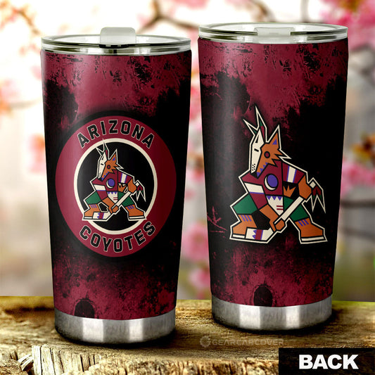 Arizona Coyotes Tumbler Cup Custom Car Accessories - Gearcarcover - 1