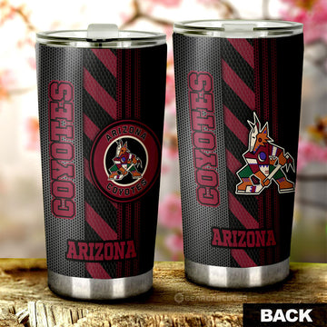 Arizona Coyotes Tumbler Cup Custom Car Accessories - Gearcarcover - 1