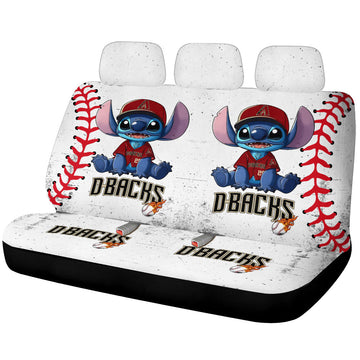 Arizona Diamondbacks Car Back Seat Covers Stitch Theme Collection - Gearcarcover - 1