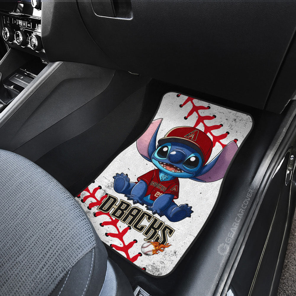 Arizona Diamondbacks Car Floor Mats Stitch Theme Collection - Gearcarcover - 3
