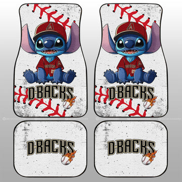 Arizona Diamondbacks Car Floor Mats Stitch Theme Collection - Gearcarcover - 1