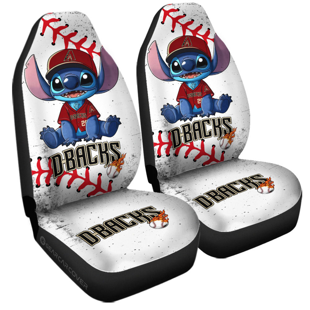 Arizona Diamondbacks Car Seat Covers Stitch Theme Collection - Gearcarcover - 3