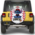 Arizona Diamondbacks Spare Tire Covers Camera Hole Stitch Theme Collection - Gearcarcover - 1
