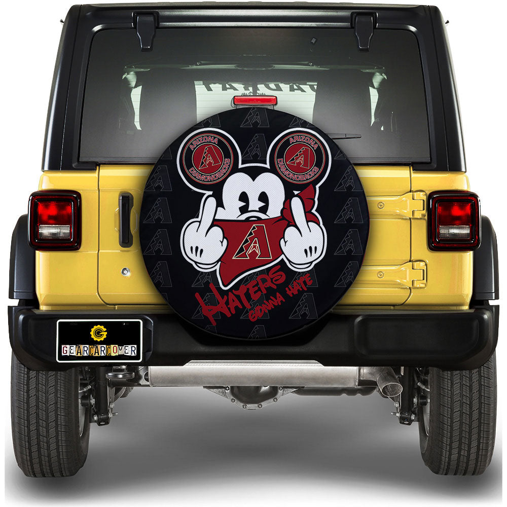 Arizona Diamondbacks Spare Tire Covers Custom Car Accessories - Gearcarcover - 1