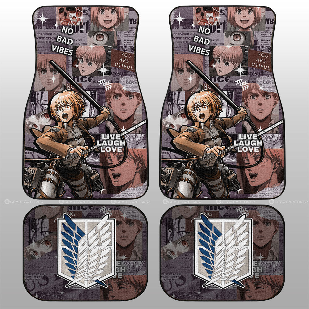 Armin Arlert Car Floor Mats Custom Car Interior Accessories - Gearcarcover - 1
