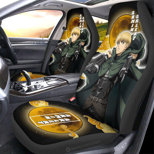 Armin Arlert Car Seat Covers Custom - Gearcarcover - 2