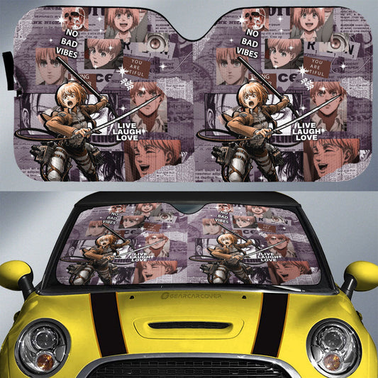 Armin Arlert Car Sunshade Custom Car Interior Accessories - Gearcarcover - 1