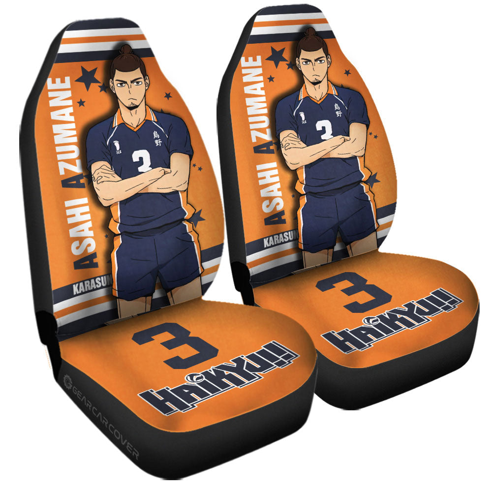 Asahi Azumane Car Seat Covers Custom Car Accessories - Gearcarcover - 1