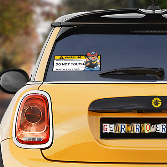 Ash Ketchum Car Sticker Custom Car Accessories - Gearcarcover - 1