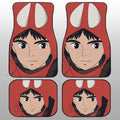 Ashitaka Car Floor Mats Custom Princess Mononoke Car Accessories - Gearcarcover - 1