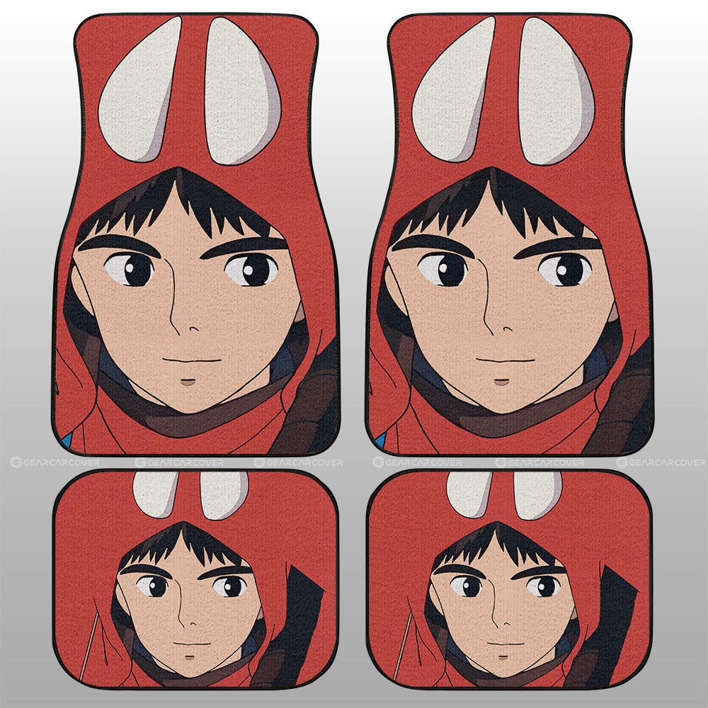 Ashitaka Car Floor Mats Custom Princess Mononoke Car Accessories - Gearcarcover - 1