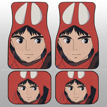 Ashitaka Car Floor Mats Custom Princess Mononoke Car Accessories - Gearcarcover - 1