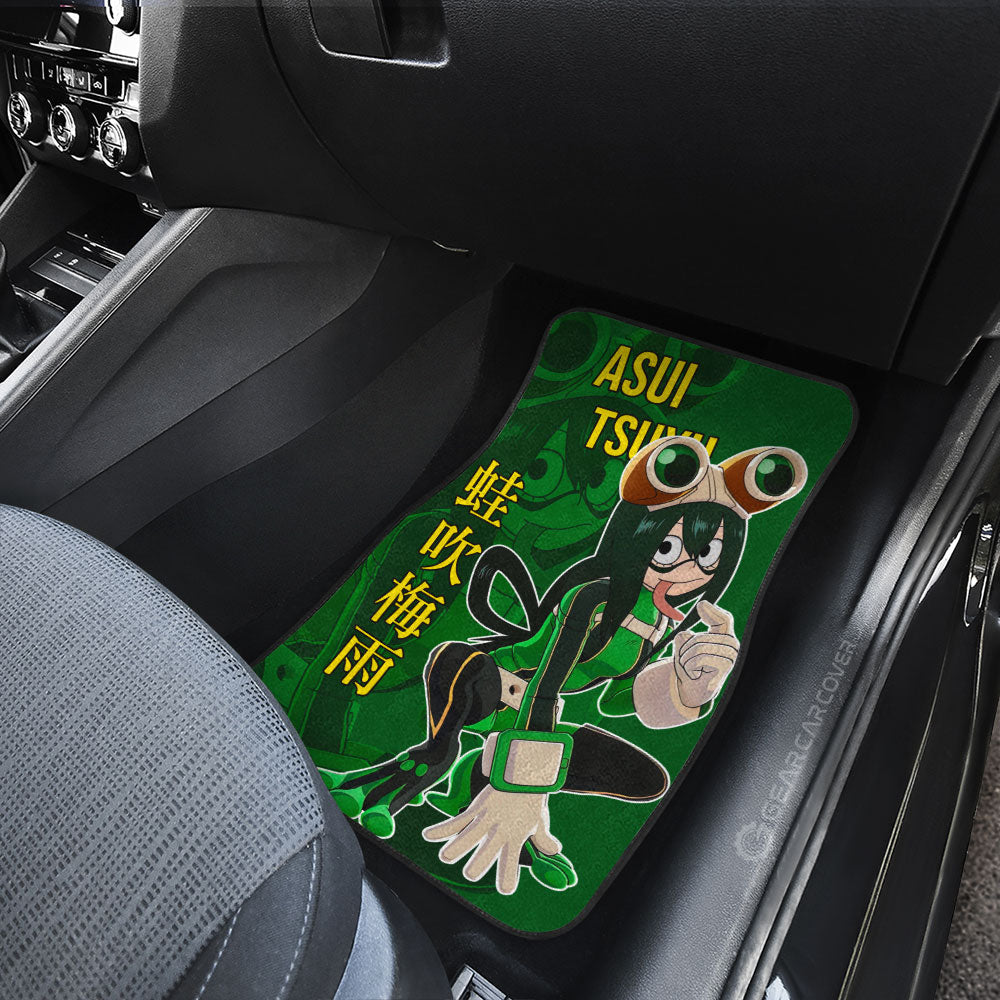 Asui Tsuyu Car Floor Mats Custom Car Accessories For Fans - Gearcarcover - 4