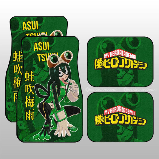 Asui Tsuyu Car Floor Mats Custom Car Accessories For Fans - Gearcarcover - 1