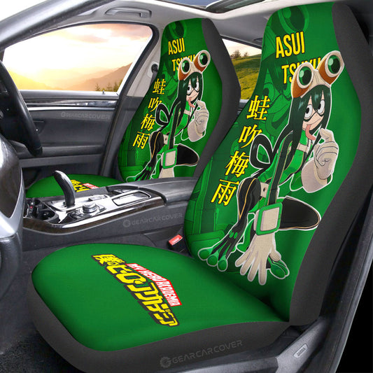 Asui Tsuyu Car Seat Covers Custom Car Accessories For Fans - Gearcarcover - 2