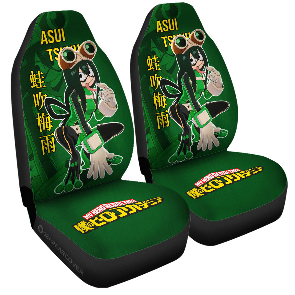 Asui Tsuyu Car Seat Covers Custom Car Accessories For Fans - Gearcarcover - 3