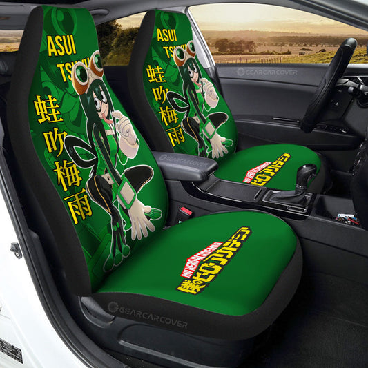 Asui Tsuyu Car Seat Covers Custom Car Accessories For Fans - Gearcarcover - 1