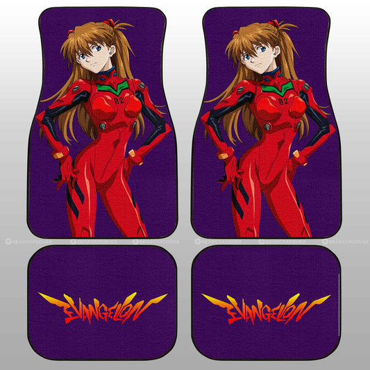 Asuka Langley Soryu Car Floor Mats Custom NGE Car Accessories - Gearcarcover - 2