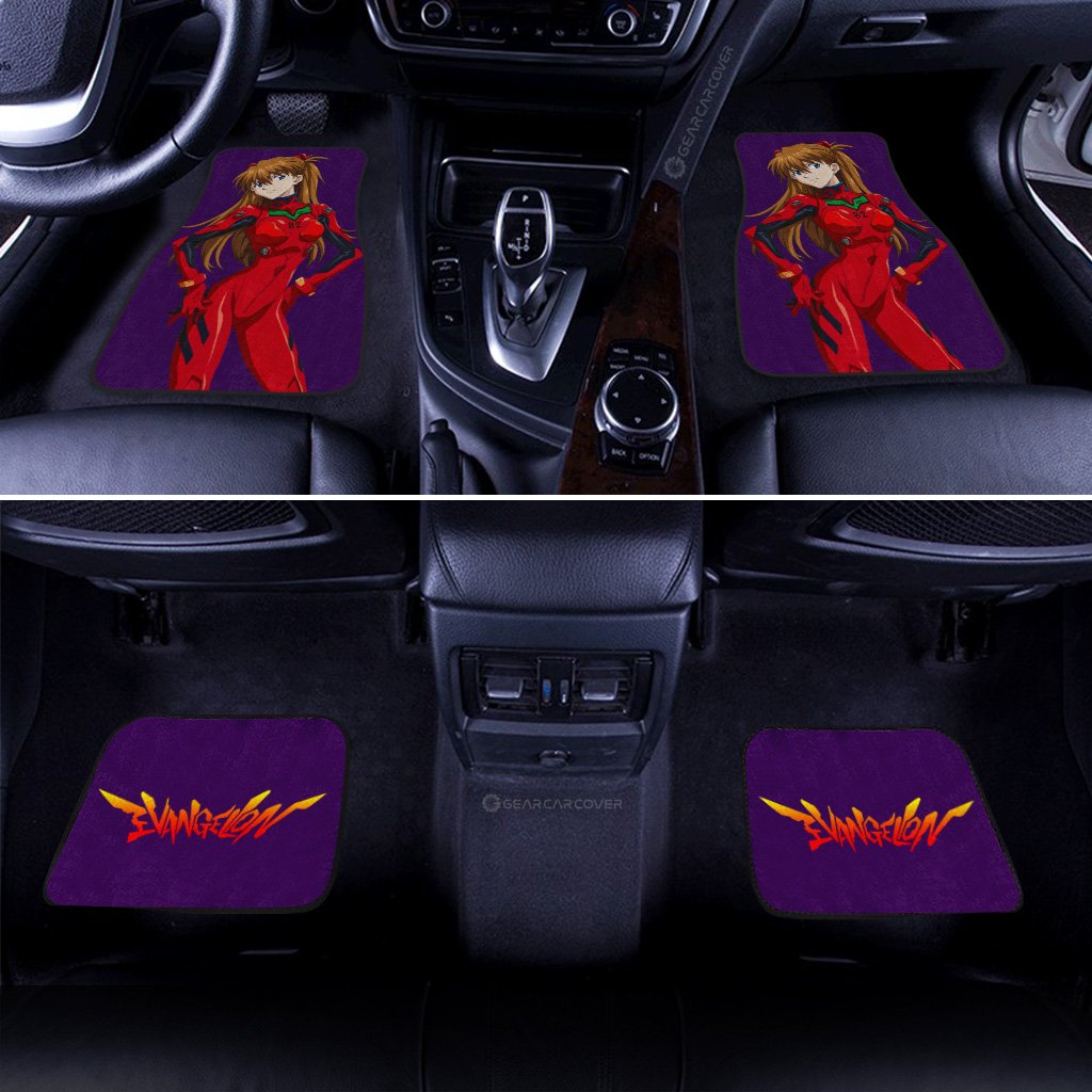 Asuka Langley Soryu Car Floor Mats Custom NGE Car Accessories - Gearcarcover - 3