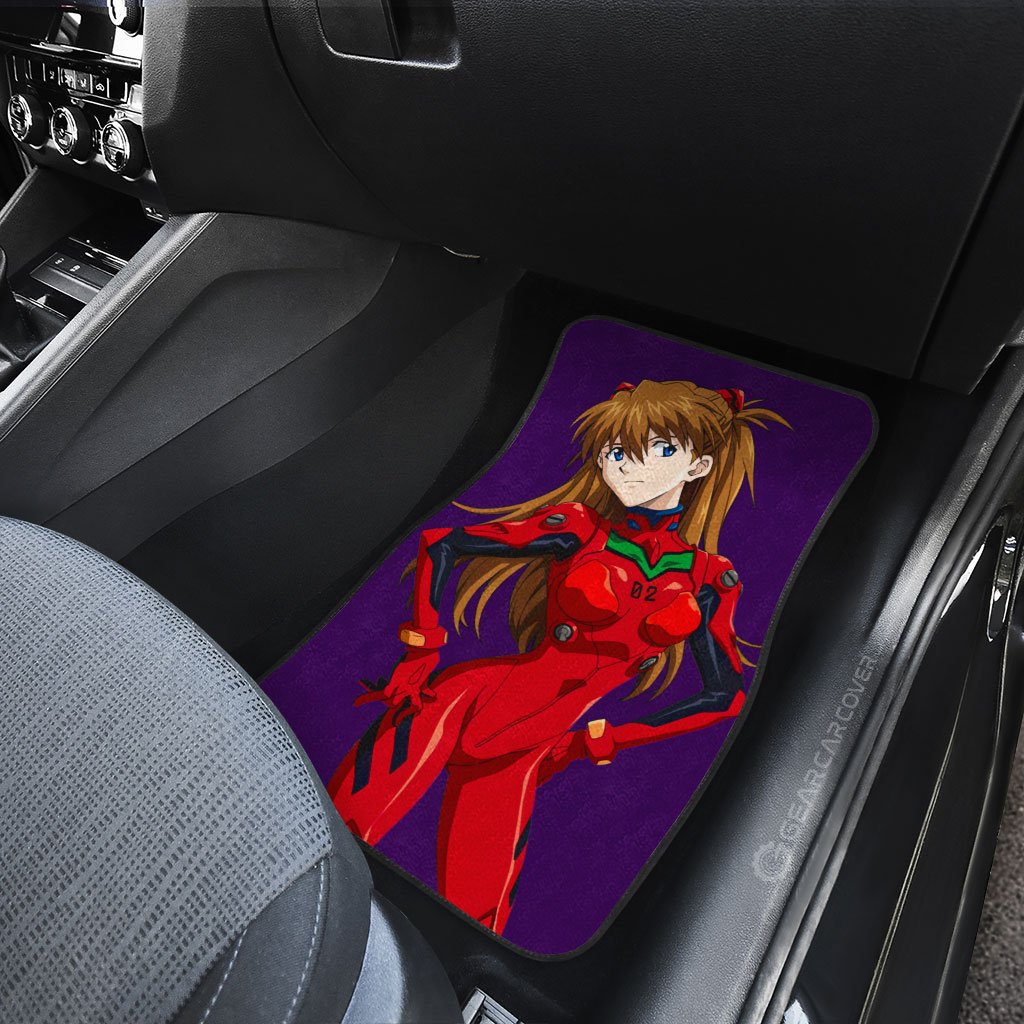 Asuka Langley Soryu Car Floor Mats Custom NGE Car Accessories - Gearcarcover - 4