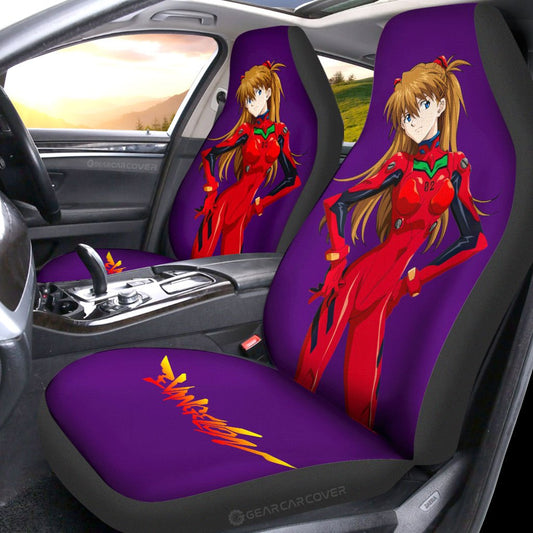 Asuka Langley Soryu Car Seat Covers Custom NGE Car Accessories - Gearcarcover - 2