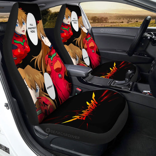 Asuka Langley Soryu Car Seat Covers Custom NGE - Gearcarcover - 1