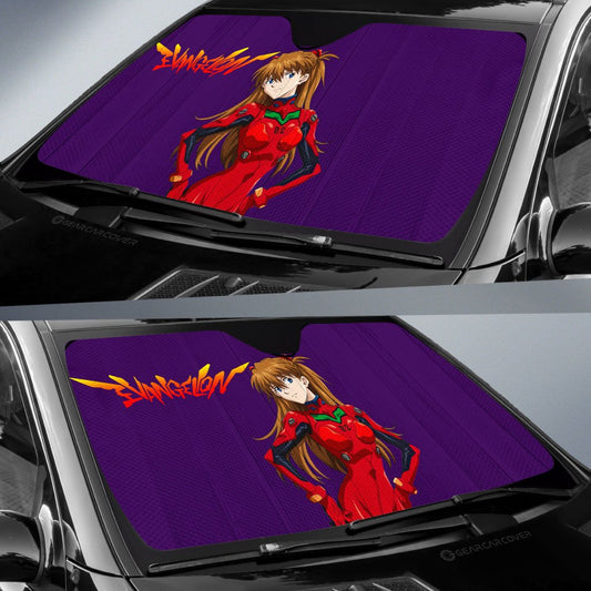 Asuka Langley Soryu Car Sunshade Custom NGE Car Accessories - Gearcarcover - 2