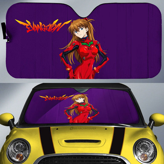 Asuka Langley Soryu Car Sunshade Custom NGE Car Accessories - Gearcarcover - 1