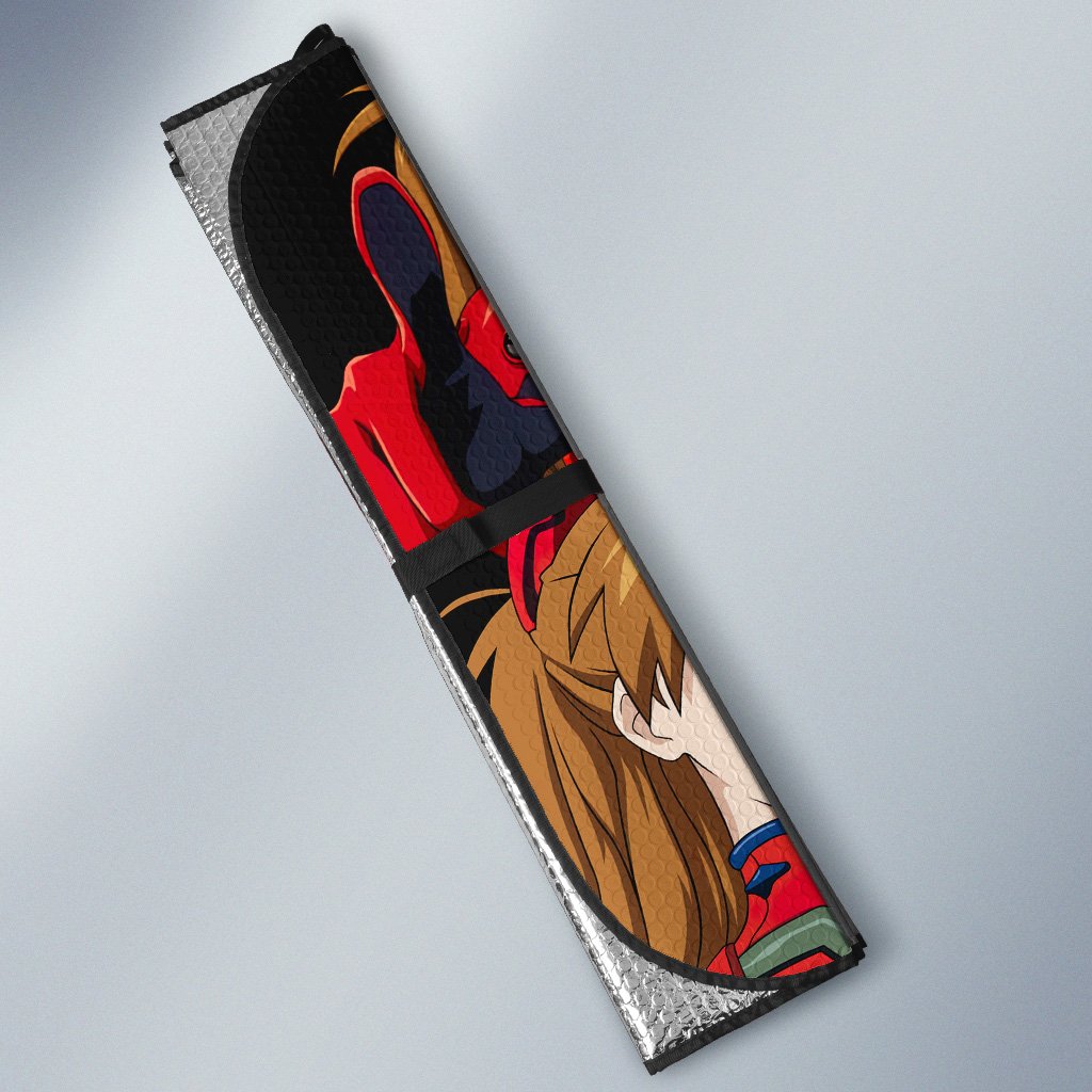 Asuka Langley Soryu Car Sunshade Custom NGE - Gearcarcover - 3