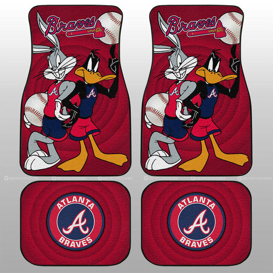 Atlanta Braves Car Floor Mats Custom Car Accessories - Gearcarcover - 1