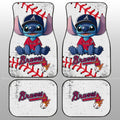 Atlanta Braves Car Floor Mats Stitch Theme Collection - Gearcarcover - 1
