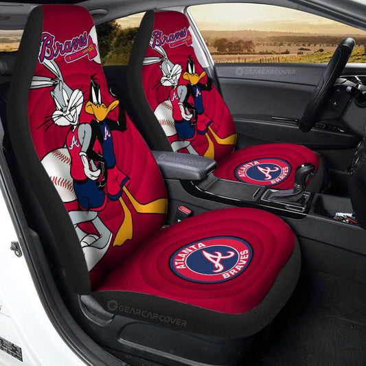 Atlanta Braves Car Seat Covers Custom Car Accessories - Gearcarcover - 2