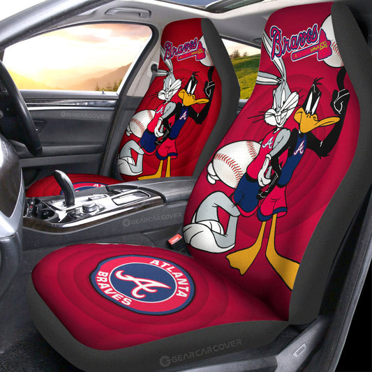 Atlanta Braves Car Seat Covers Custom Car Accessories - Gearcarcover - 1