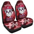 Atlanta Braves Car Seat Covers Skull Theme Collection - Gearcarcover - 3