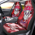 Atlanta Braves Car Seat Covers Skull Theme Collection - Gearcarcover - 1
