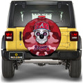 Atlanta Braves Spare Tire Covers Camera Hole Skull Theme Collection - Gearcarcover - 1