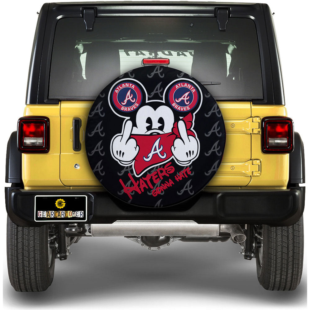 Atlanta Braves Spare Tire Covers Custom Car Accessories - Gearcarcover - 1