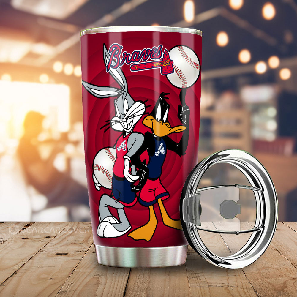 Atlanta Braves Tumbler Cup Custom Car Accessories - Gearcarcover - 2