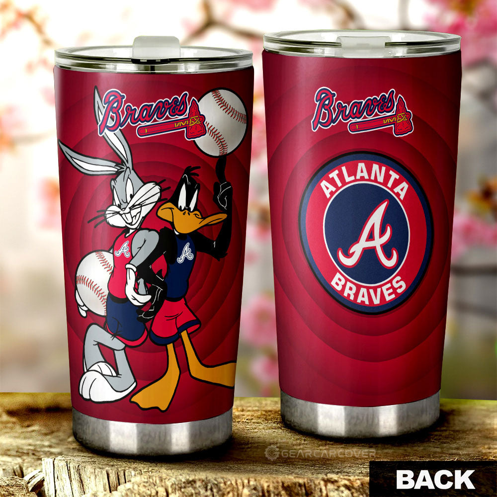 Atlanta Braves Tumbler Cup Custom Car Accessories - Gearcarcover - 1