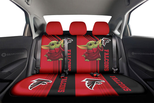 Atlanta Falcons Car Back Seat Covers Custom Car Accessories - Gearcarcover - 2