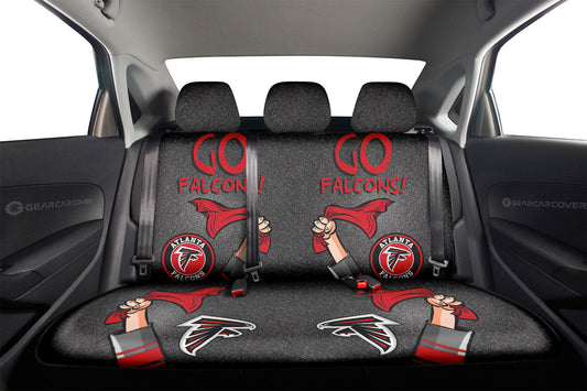 Atlanta Falcons Car Back Seat Covers Custom Car Accessories - Gearcarcover - 2