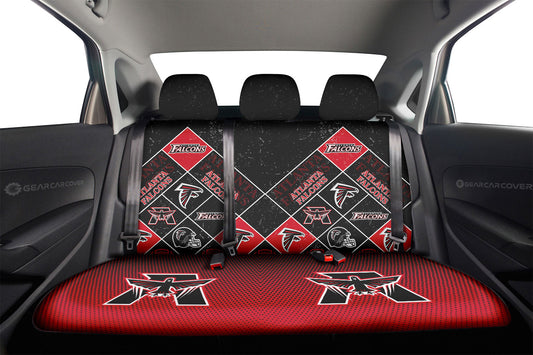 Atlanta Falcons Car Back Seat Covers Sporty Team Collection - Gearcarcover - 2